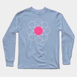 Retro Vintage Flower Pattern #2 Long Sleeve T-Shirt